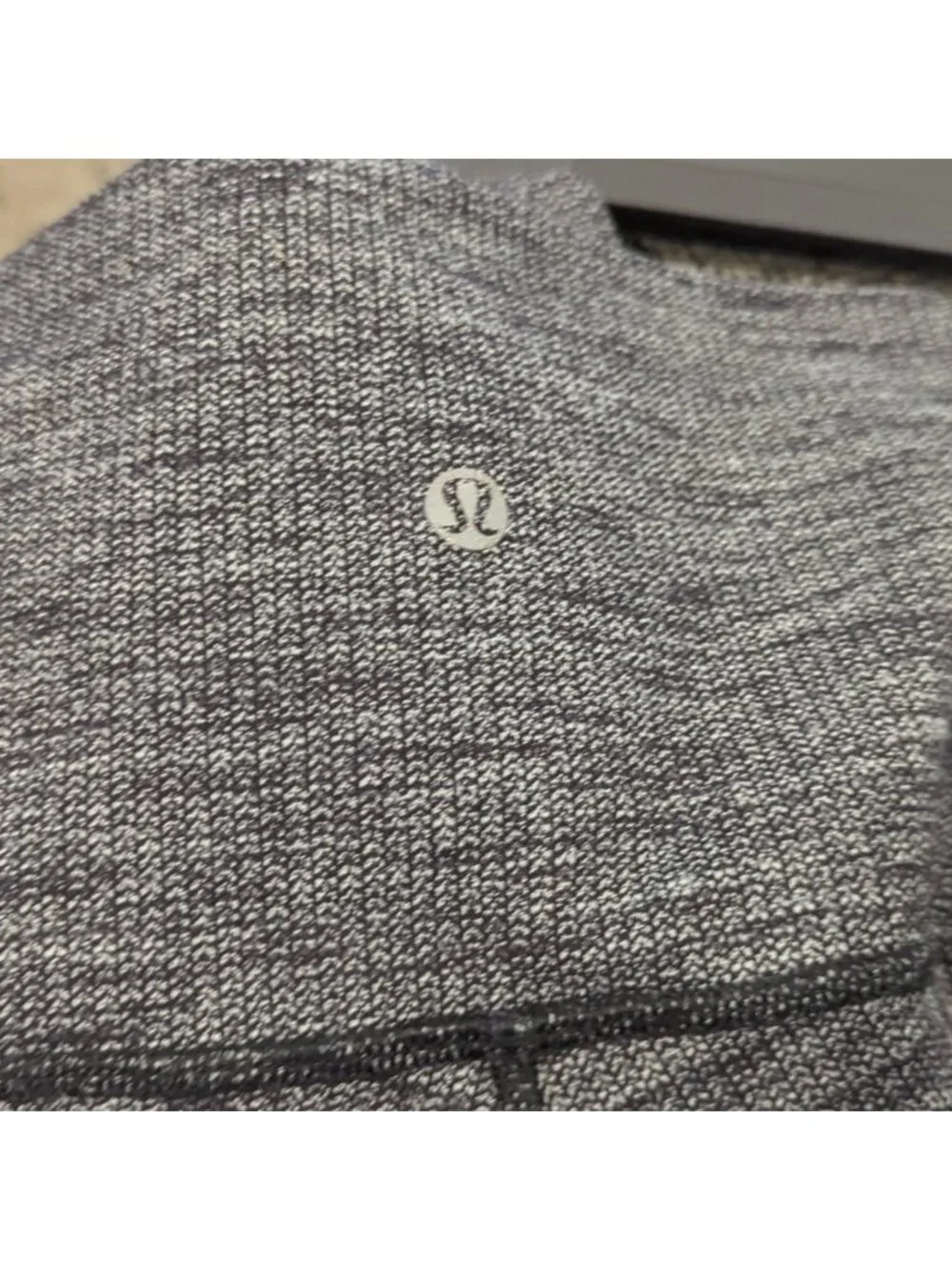 Lululemon Wunder Under Pant (Roll Down) Coco Pique Black